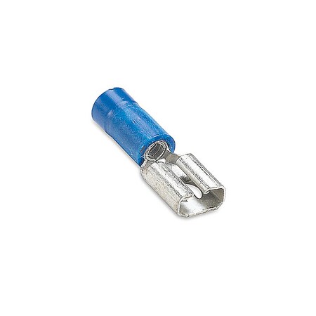 Abb FEMALE DISCONNECT, #16-#14 AWG0.96"L, 0.29"W, BLUE, 100 PACK, PK 100 14RB-250F